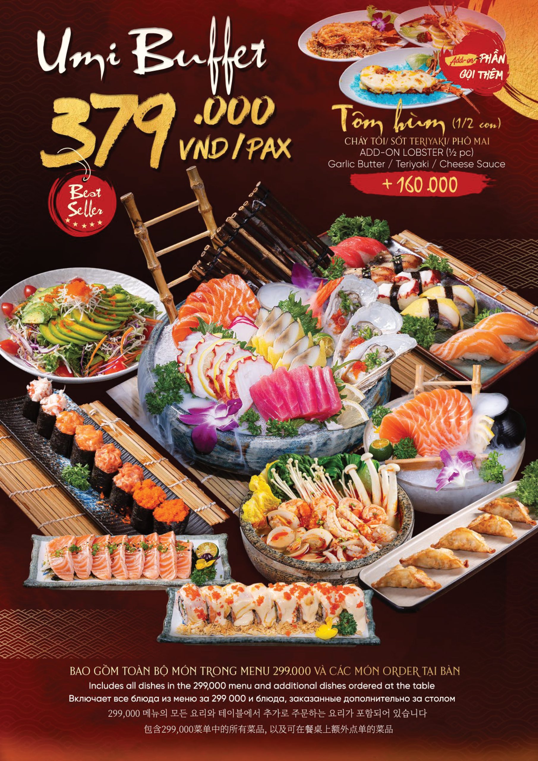 Menu mới 379k của Bababa Phú Quốc